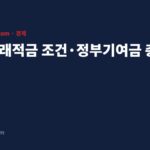 청년미래적금 조건 정부기여금 총정리 대표 이미지